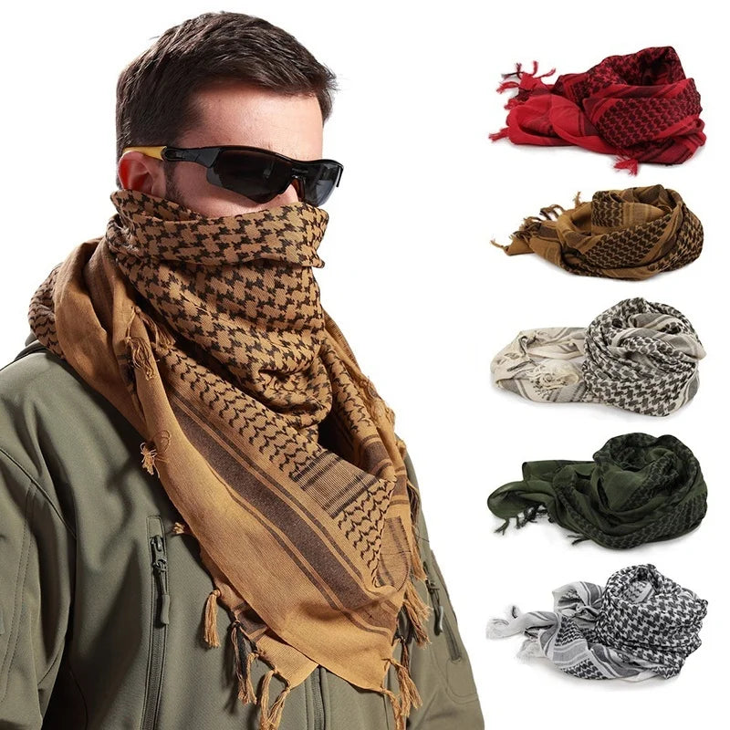Lightweight Tactical Arab Scarf – Fashionable Summer & Spring Hijab