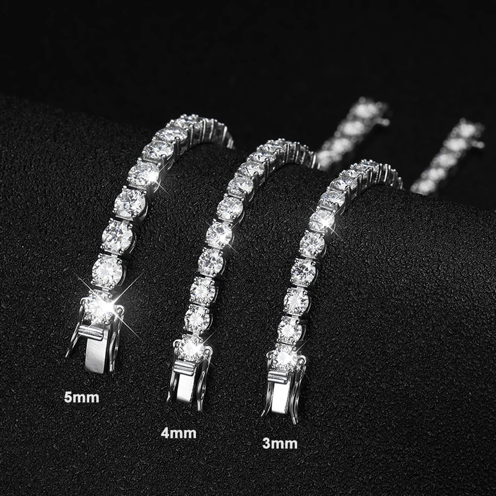 Moissanite Tennis Bracelet for Women Man