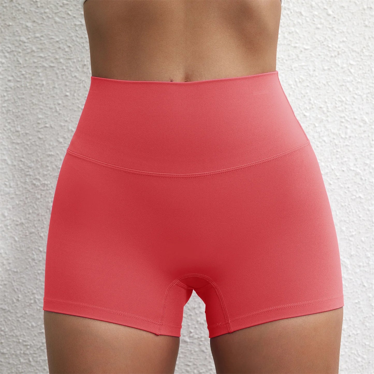 Sexy Solid Color Women Fitness Sport Short High Waist Yoga Short Leggings Soft Leopard Print Comprehensive Training Jog Athletic