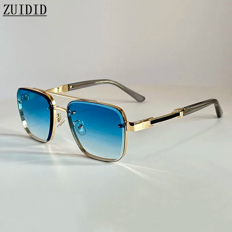 2025 New Square Sunglass Men Luxury Vacation Sunglasses Women Vintage Fashion Glasses Retro Shades Gafas De Sol Hombre Zonnebril