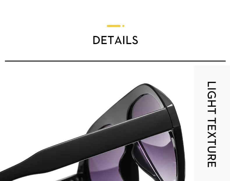 2025 New Fashion Oval Luxury Brand Sunglasses For Women Men Retro Oversized Frame Sun Glasses Trending Shades UV400 Eyeglasses