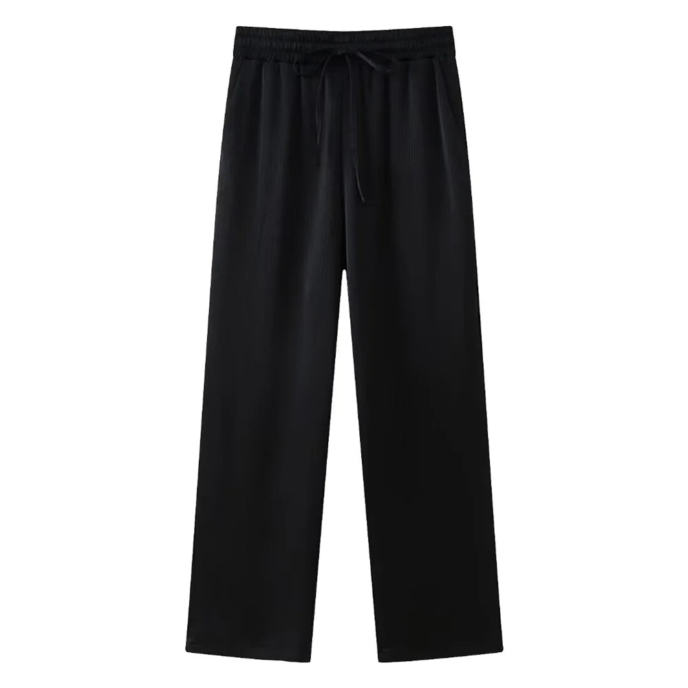 Women's Double Breasted Suit Jacket Pants Set