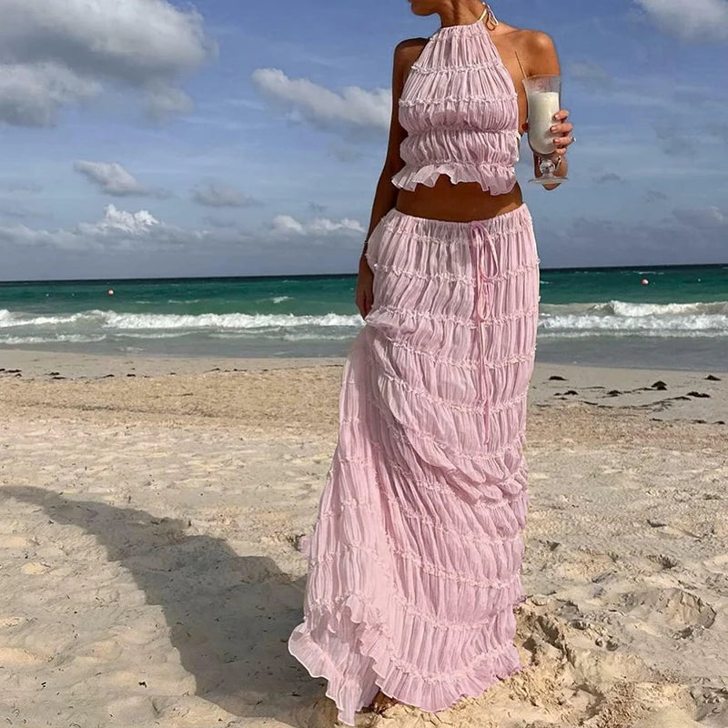 Boho Sexy Backless Matching Suit 2