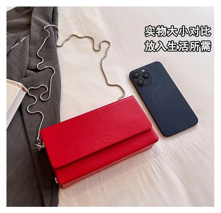 2025 New Women's Bag Fashion Simple Handbag High Quality Design Single Shoulder Bag Crossover Buckle Purse HOT SALE