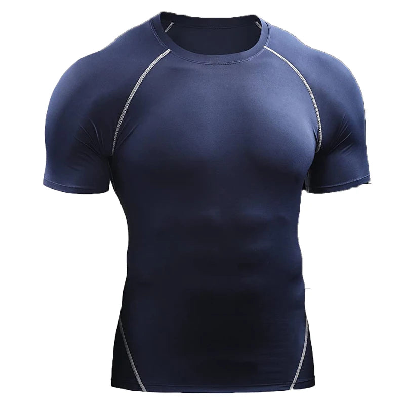 Men's Compression Sports T-Shirt – Quick-Dry Gym Tee