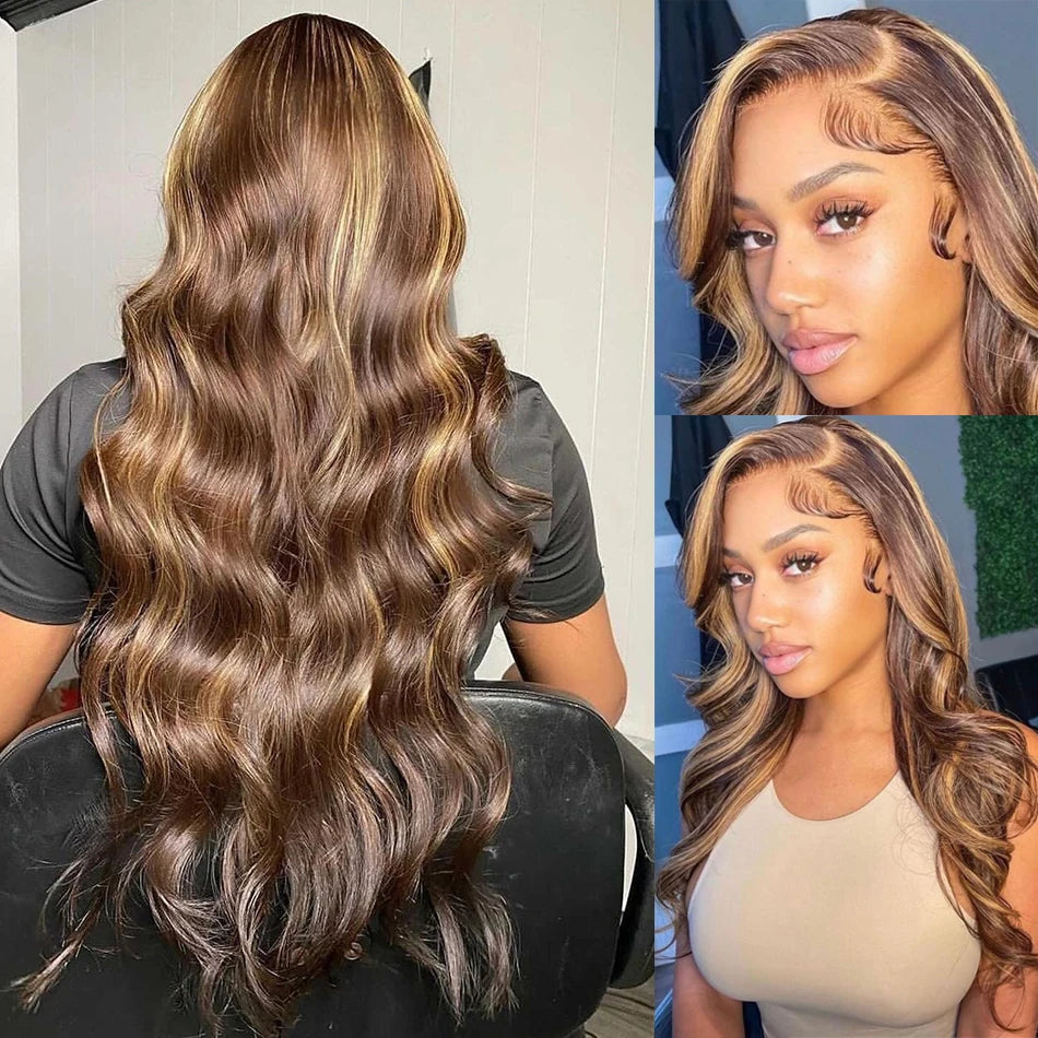 Human Hair Blonde Body Wave Hd Lace Wig