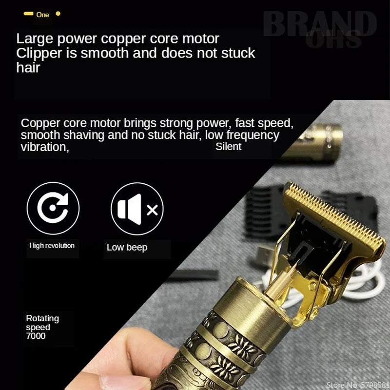 T9 LCD Hair Clipper & Trimmer