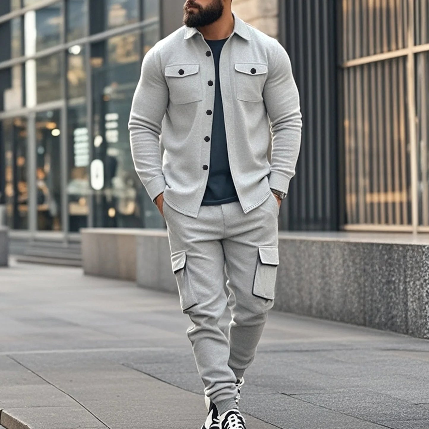 Men's Outdoor Tactical Jacket & Pants Set