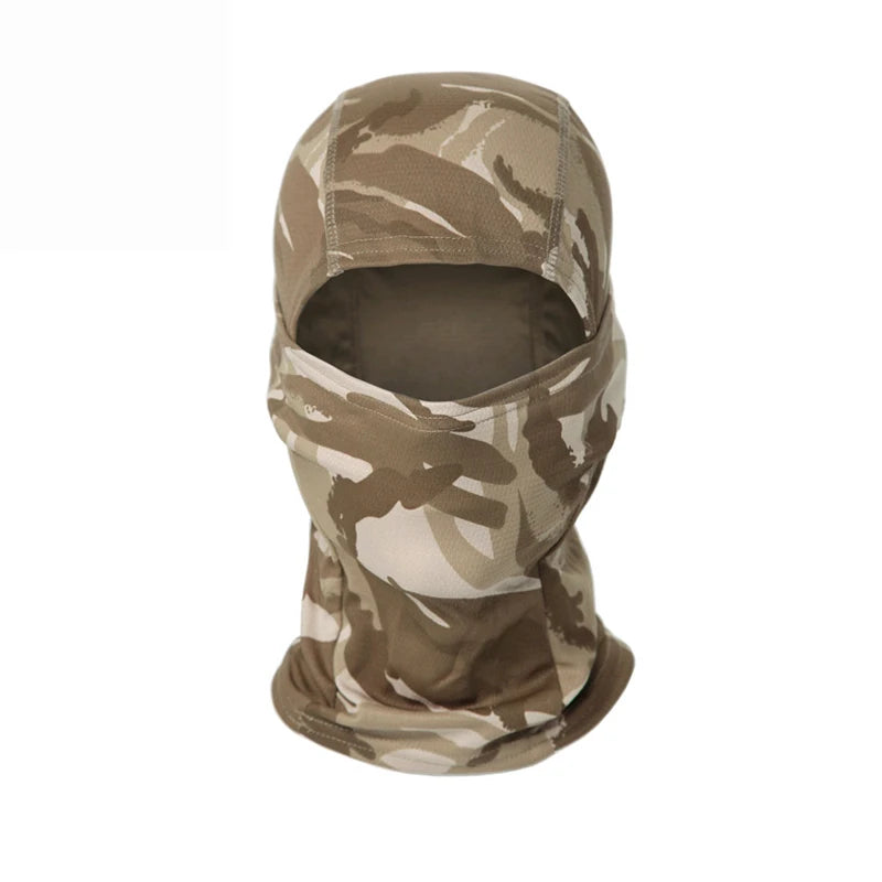 Camouflage Full Face Mask – Outdoor Cycling & Sports Balaclava