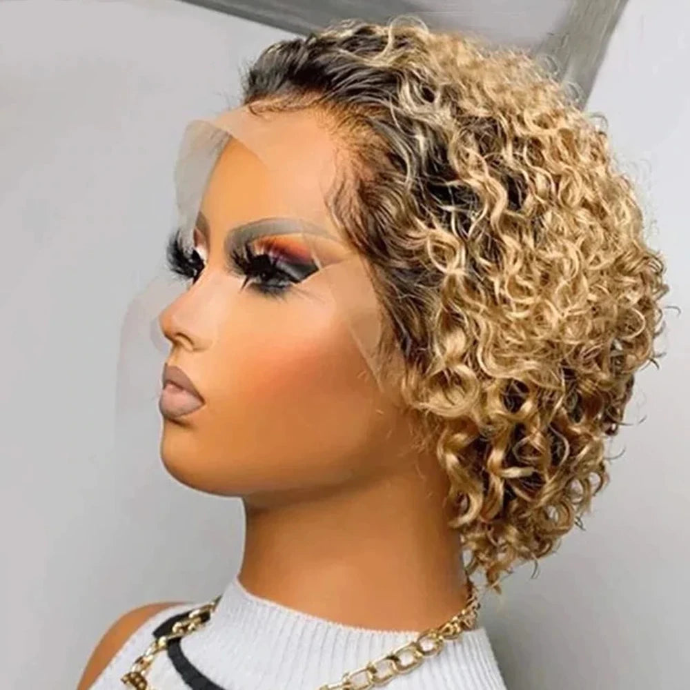 Pixie Cut Short Bob – Natural Black Human Hair Wig
