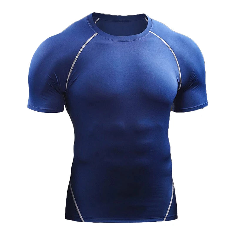 Men's Compression Sports T-Shirt – Quick-Dry Gym Tee