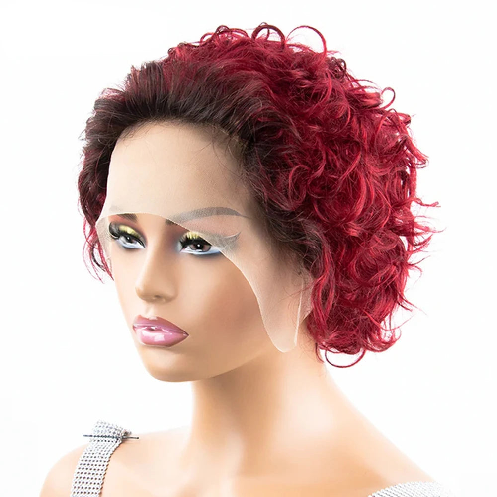 Pixie Cut Short Bob – Natural Black Human Hair Wig