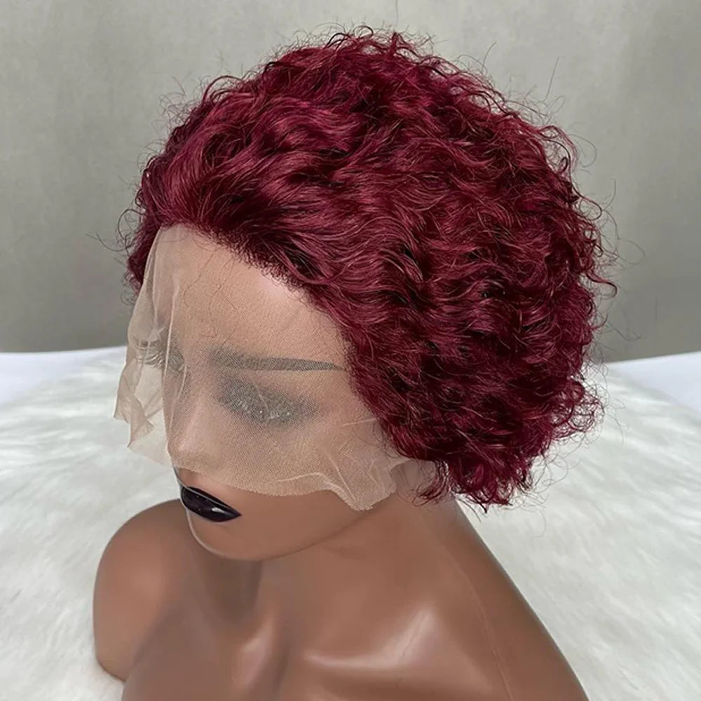 Pixie Cut Short Bob – Natural Black Human Hair Wig