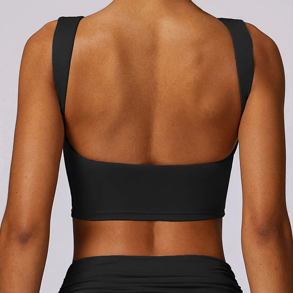 Sports Underwear Women Sexy Workout Sports Bras Tights Crop Top Yoga Vest Shockproof Gym Push Up Fitness Athletic Brassiere