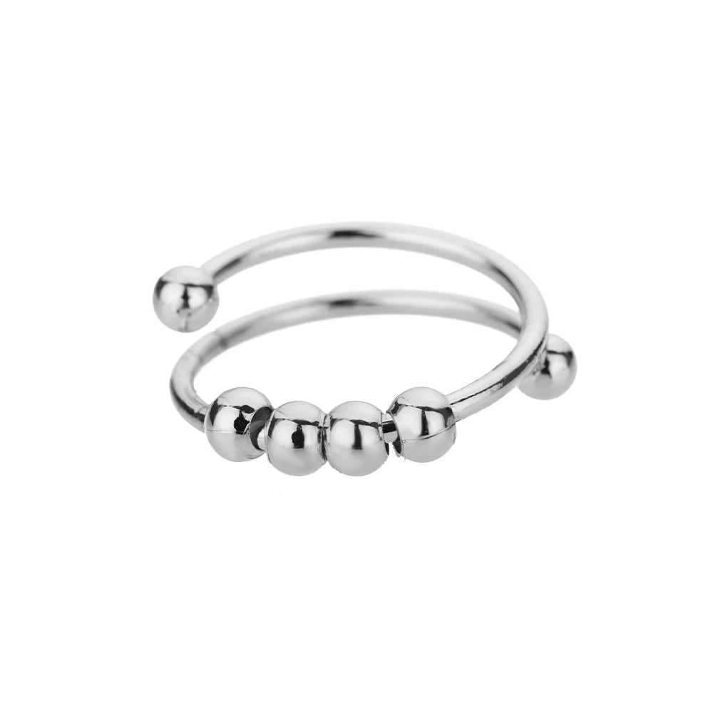 Stainless Steel Luxury Gold Color Rings for Women