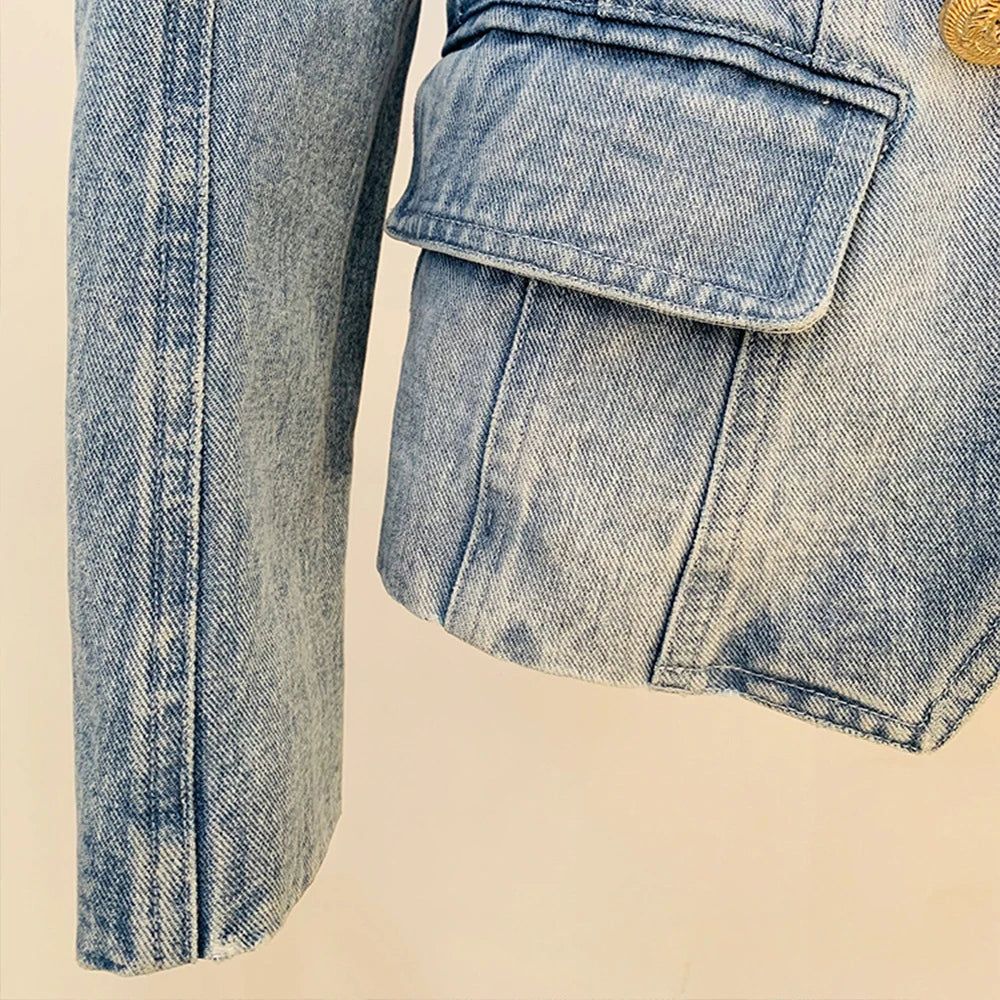 New Fashion 2025 Designer Blazer Slim Jacket