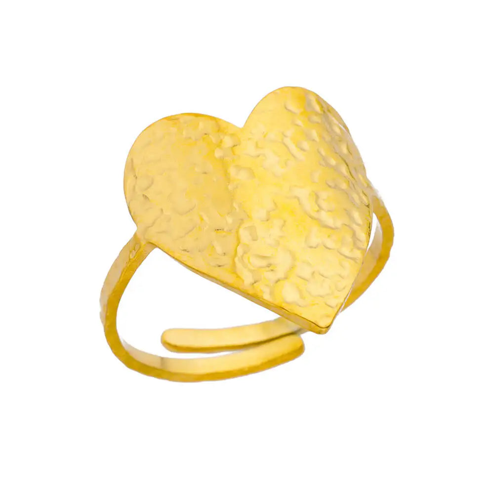 Stainless Steel Luxury Gold Color Rings for Women