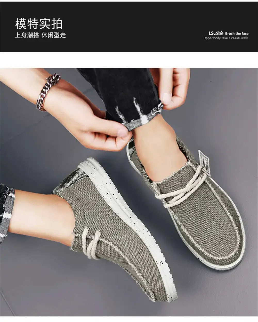 Does Not Slip Round Foot Man Blue Shoes Vulcanize Boot Without Heel Sneakers Man Size 47 Sports Play Tenus China Holiday