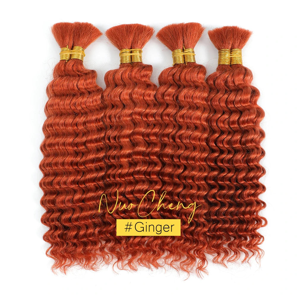 Bulk Human Hair Deep Wave For Braiding Deep Curly