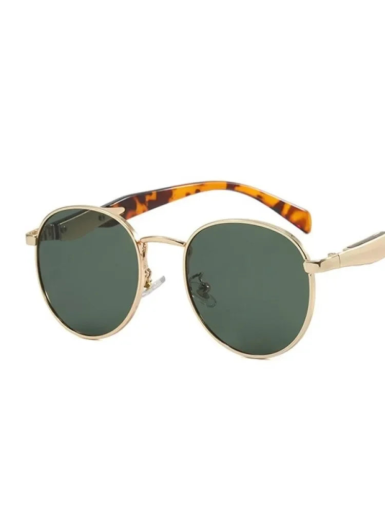 Vintage Round Metal Sunglasses Retro UV400 Eyewear