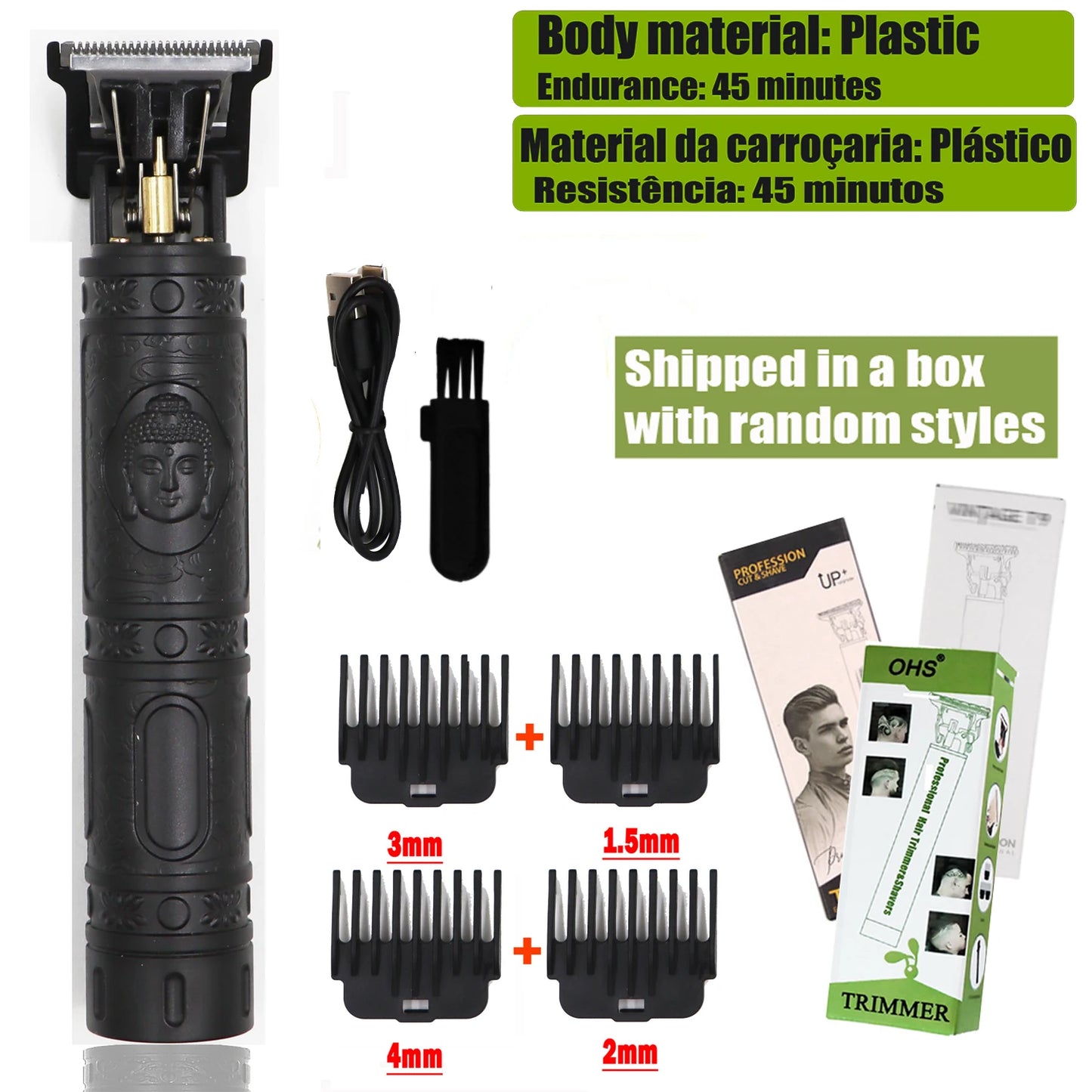 T9 LCD Hair Clipper & Trimmer