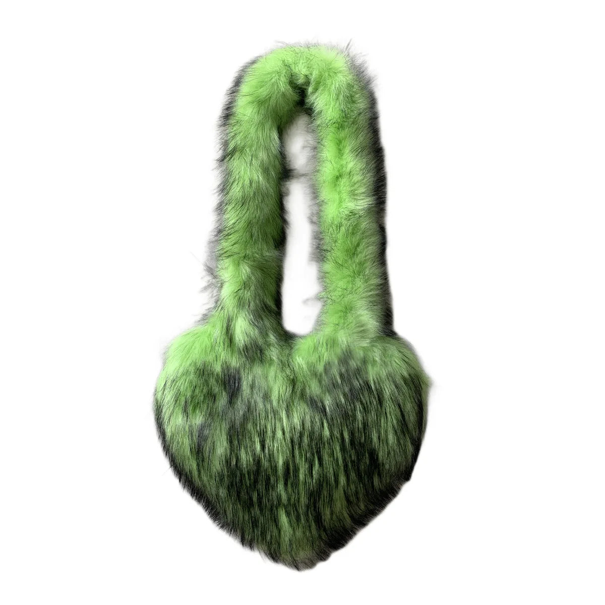 Fluffy Plush Heart Shaped Women bags