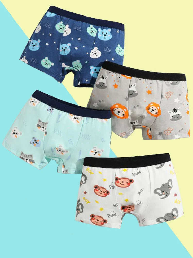 Boys Cotton Boxer Panties Sets