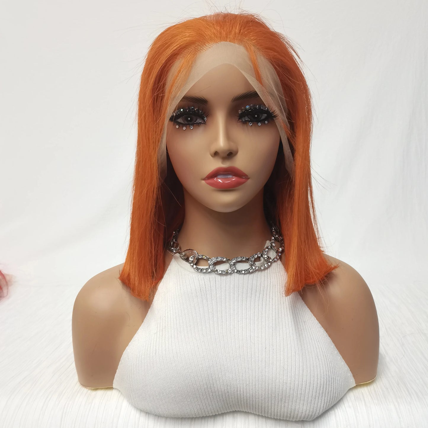 Mint Green Bob Wig Human Hair 200% Density 13x4 Transparent Straight Lace Front Wigs Pre Plucked with Baby Hair for Black Women
