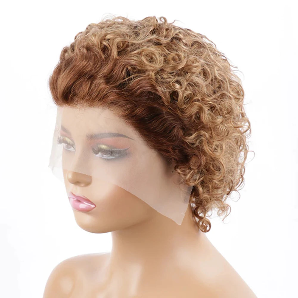 Pixie Cut Short Bob – Natural Black Human Hair Wig