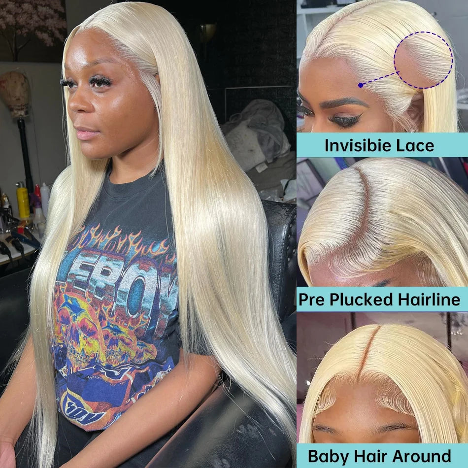 613 Transparent Hd Lace Frontal Wig