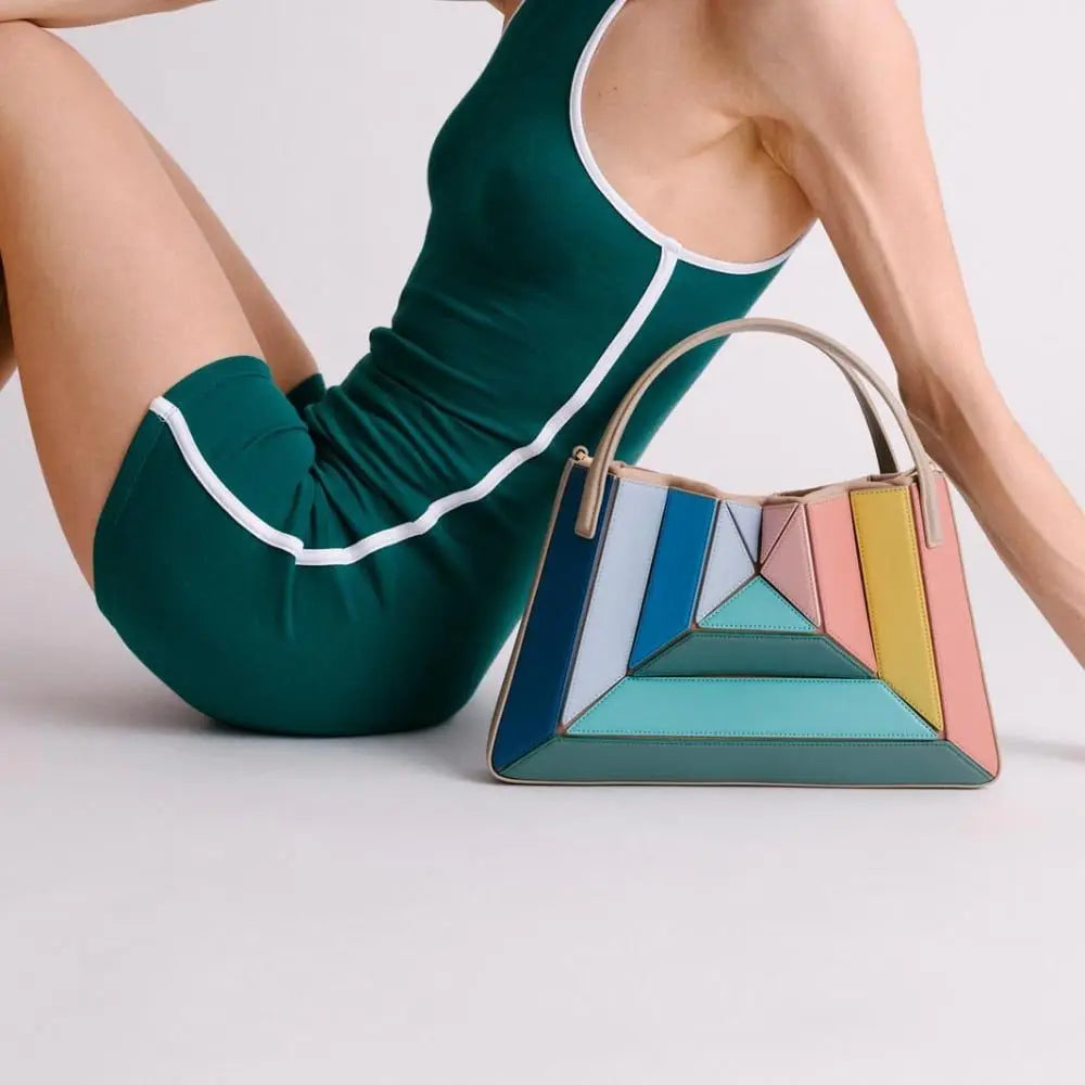 Fashion Panelled Women Handbags Patchwork Shoulder Bags Luxury Pu Leather Crossbdoy Bag Small Tote Trend Female Purses 2025