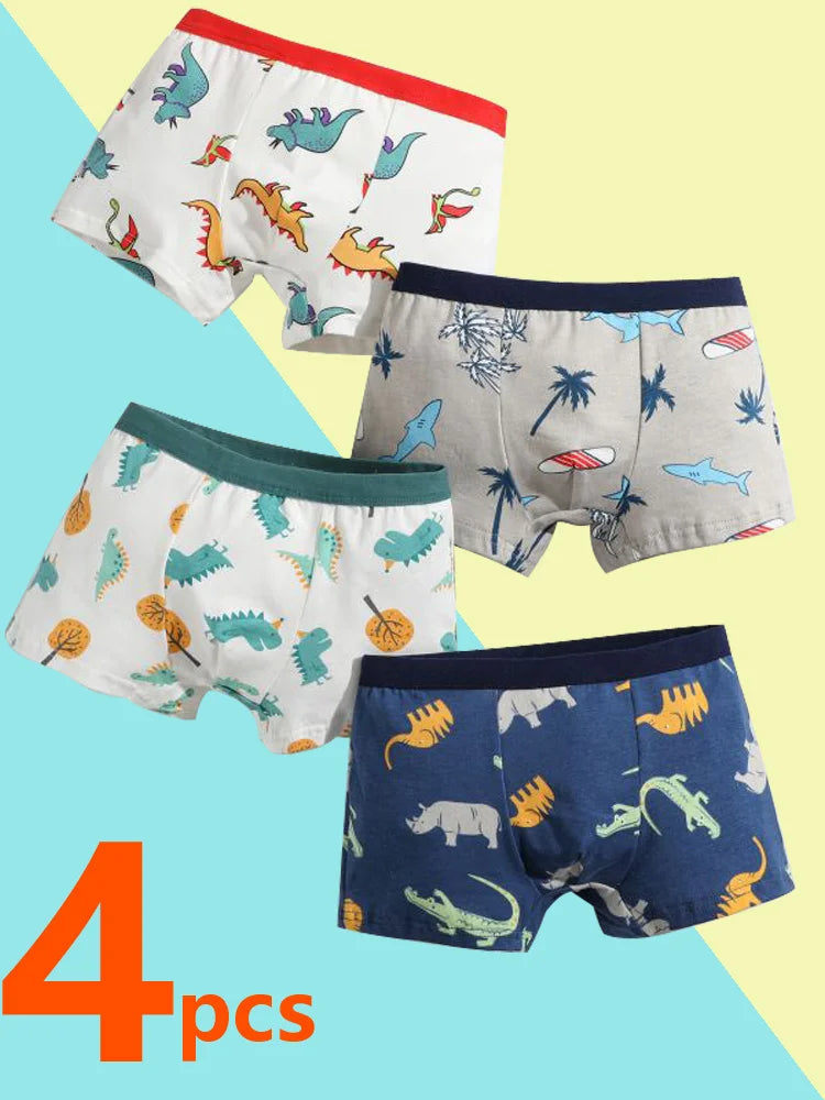 Boys Cotton Boxer Panties Sets