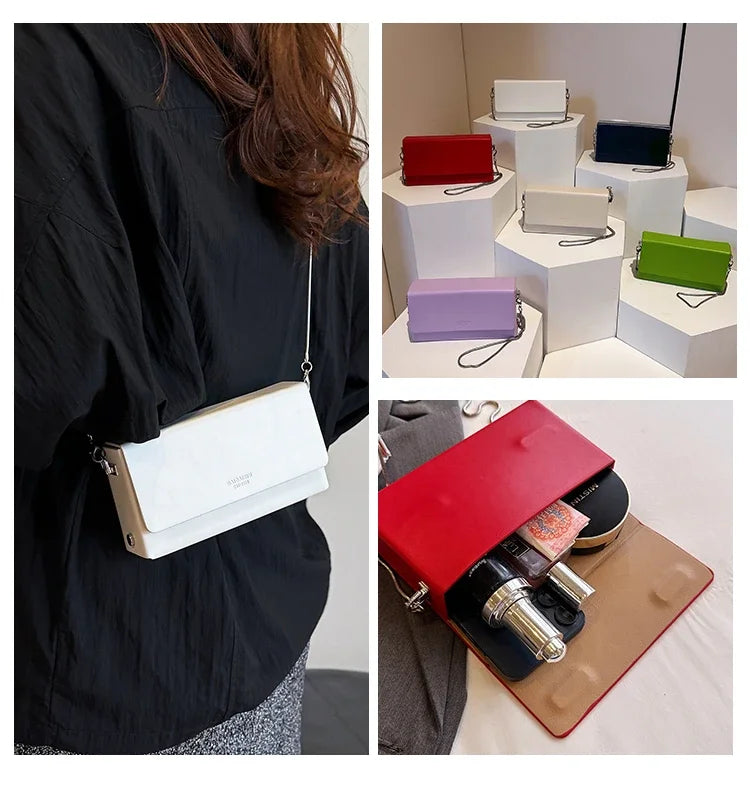 2025 New Women's Bag Fashion Simple Handbag High Quality Design Single Shoulder Bag Crossover Buckle Purse HOT SALE