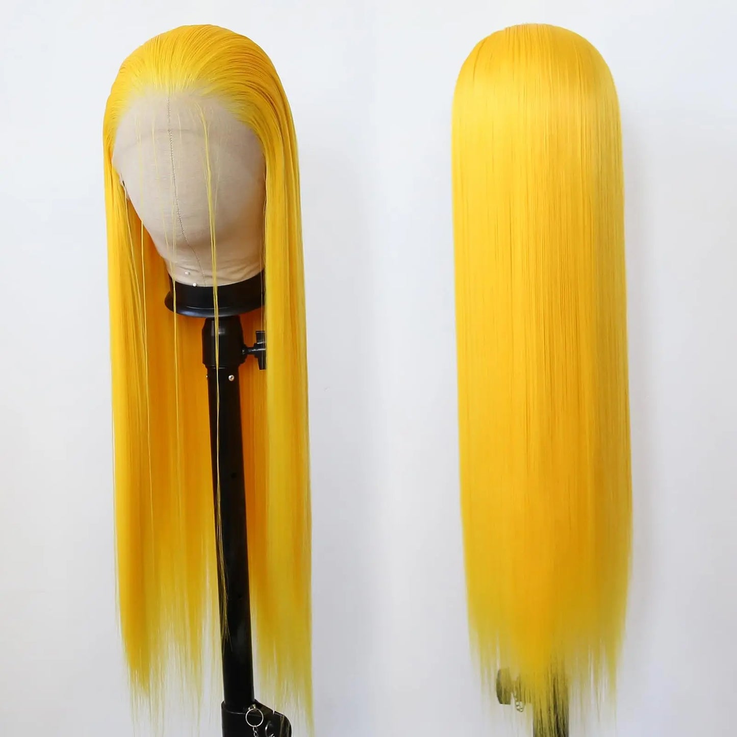 34 Inch Yellow straight 13x6 lace front wigs human hair Wigs For Women 13x4 Bone Brazilian Straight Lace Front Human Hair Wigs