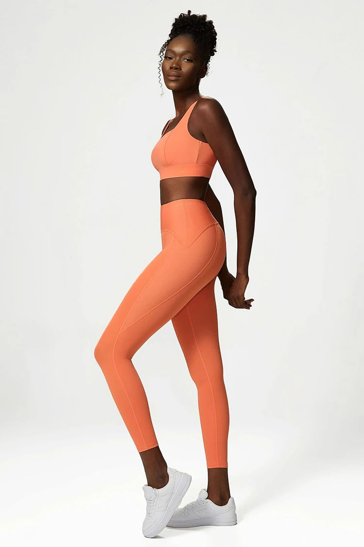 2/3 Pieces Fitness Yoga Set Women Solid Color Stretch Athletic Suit Sexy Bra Zipper Jacket High Waist Leggings Female Sportswear