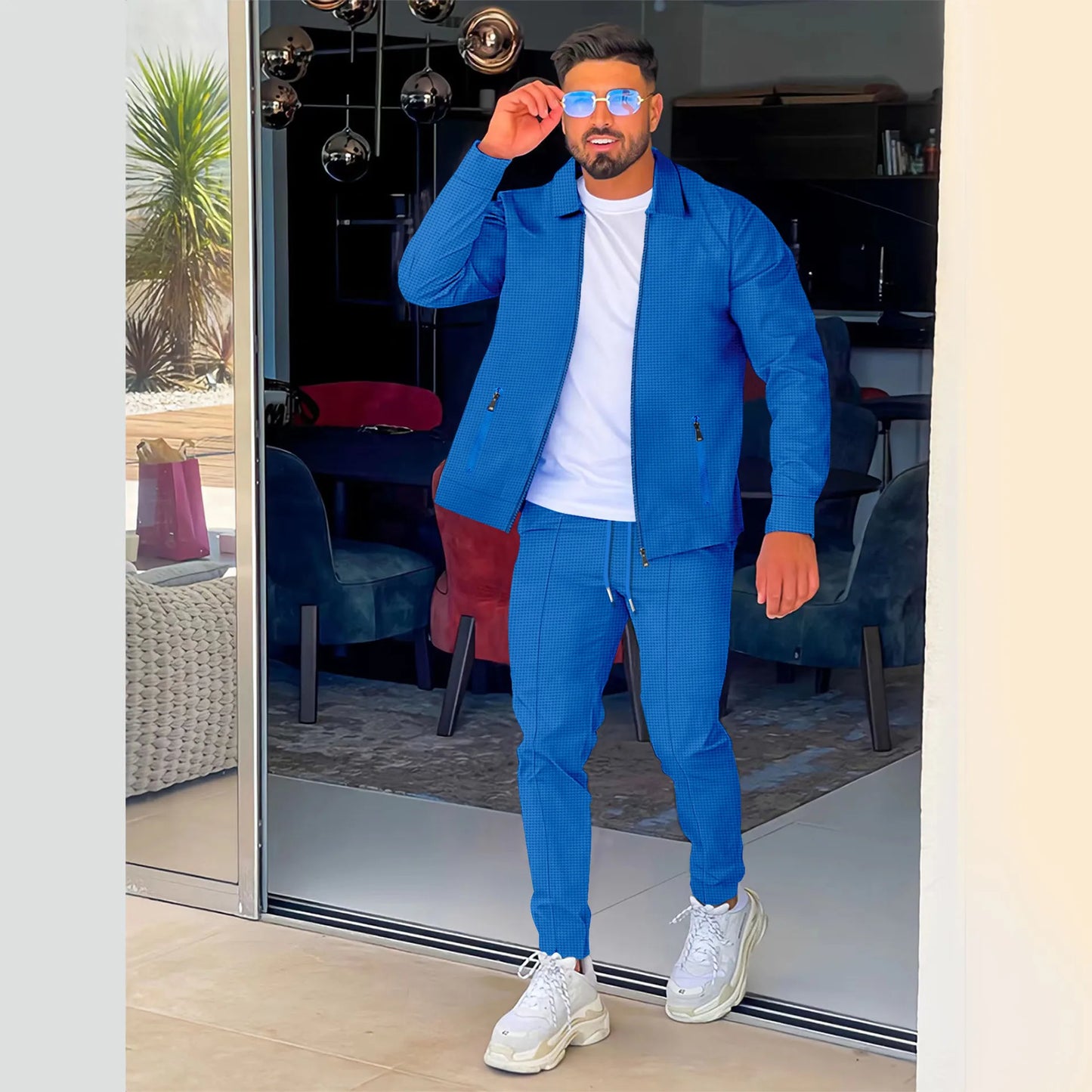 Men's Streetwear Tracksuit – Jacket & Pants Set
