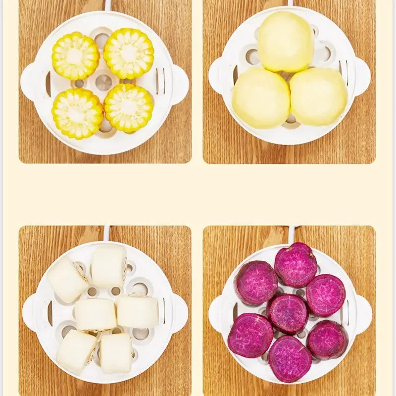 Multifunctional Electric Egg Boiler Double Layer Steamer