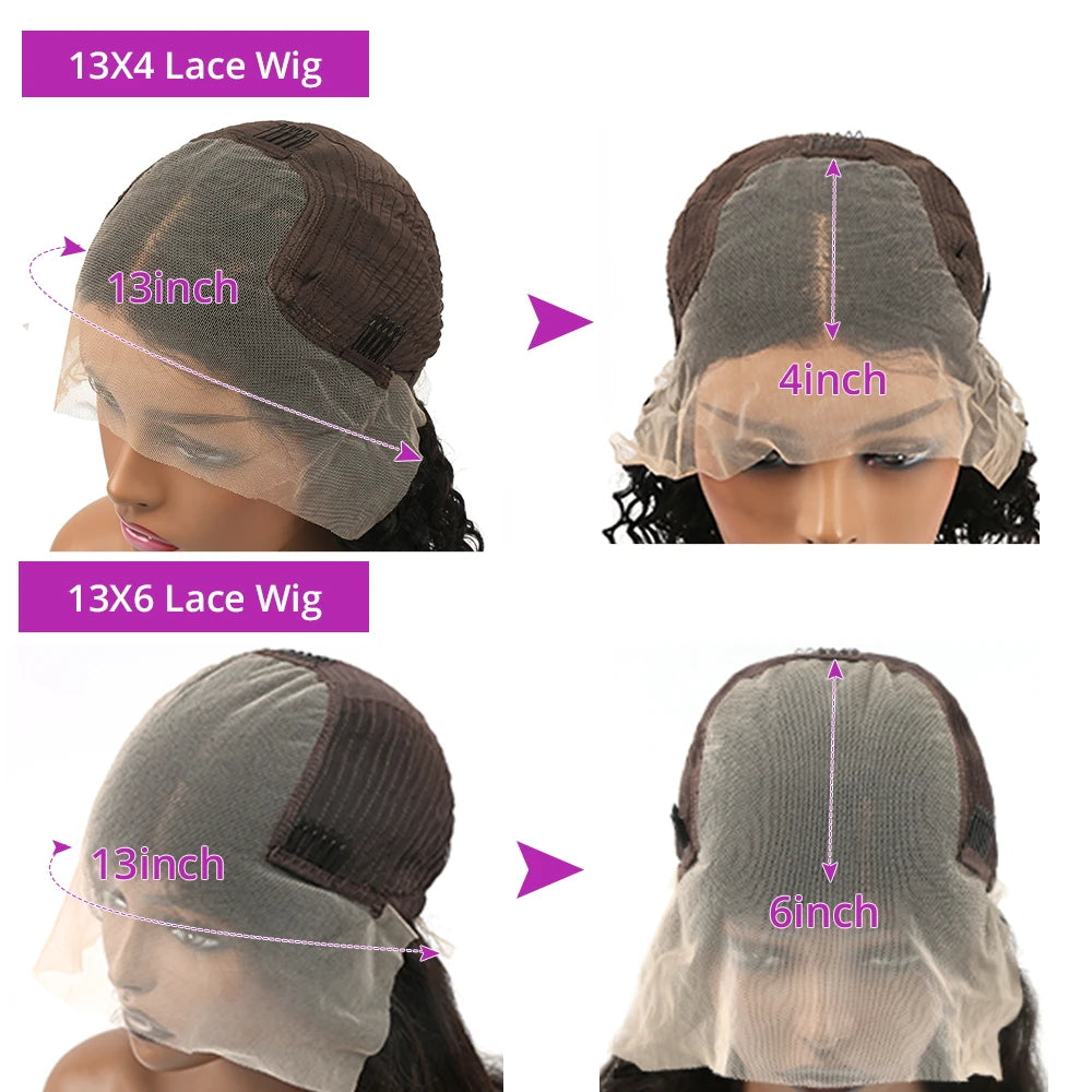 Straight 13x4 13x6 HD Lace Front Human Hair Wig 99J Red Burgundy Colored HD Transparent PrePlucked Lace Frontal Human Hair Wigs