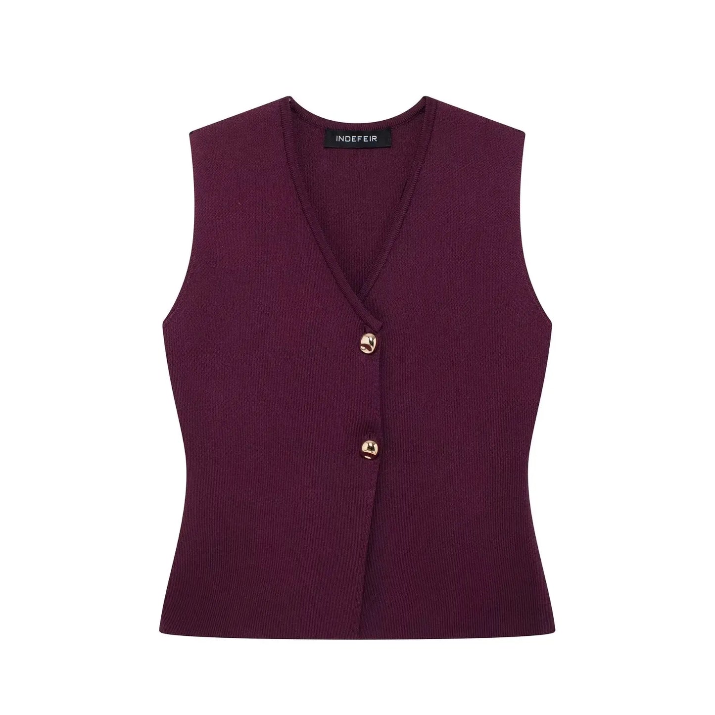 Women 2 Piece Set Knitted Vest High Waist Skirt