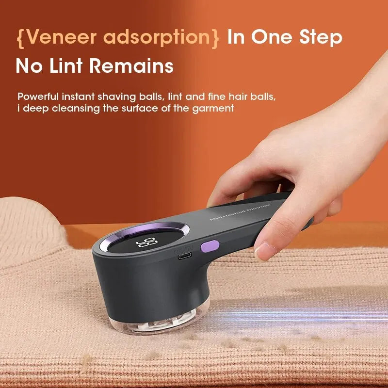 LED Electric Lint Remover USB Rechargeable Fabric Shaver