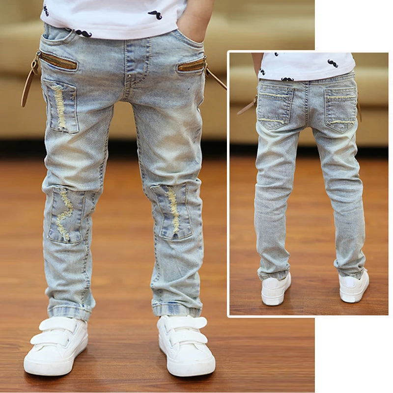 4-11 Years Kids Boys Jeans Denim Pants