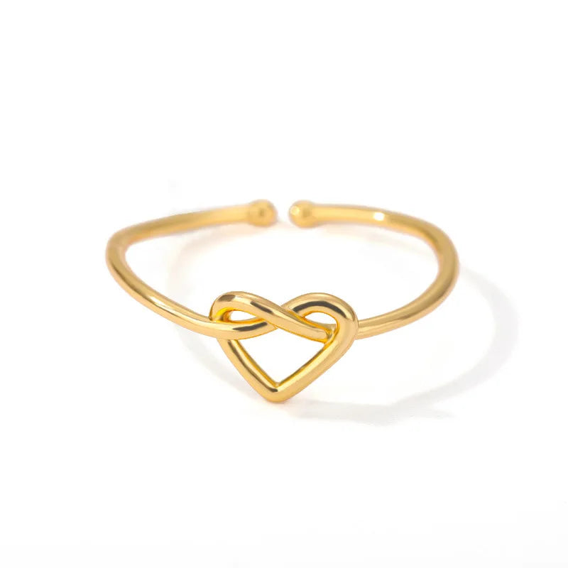 Stainless Steel Luxury Gold Color Rings for Women