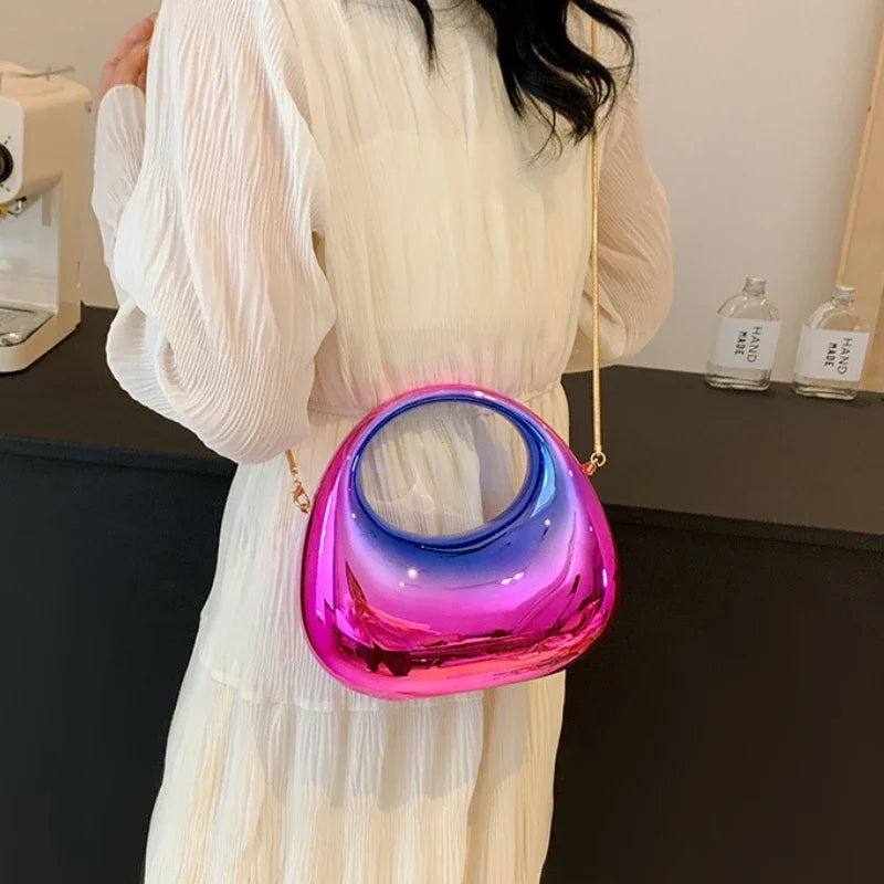 2025 Luxury Designer Evening Clutch Clear Acrylic Women Handbags