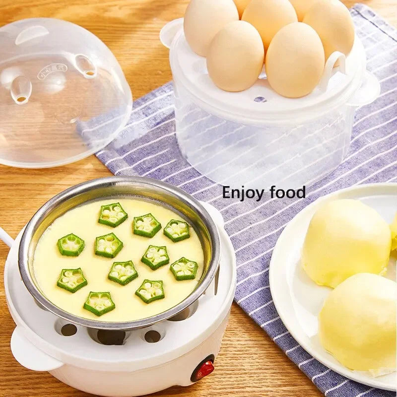 Multifunctional Electric Egg Boiler Double Layer Steamer