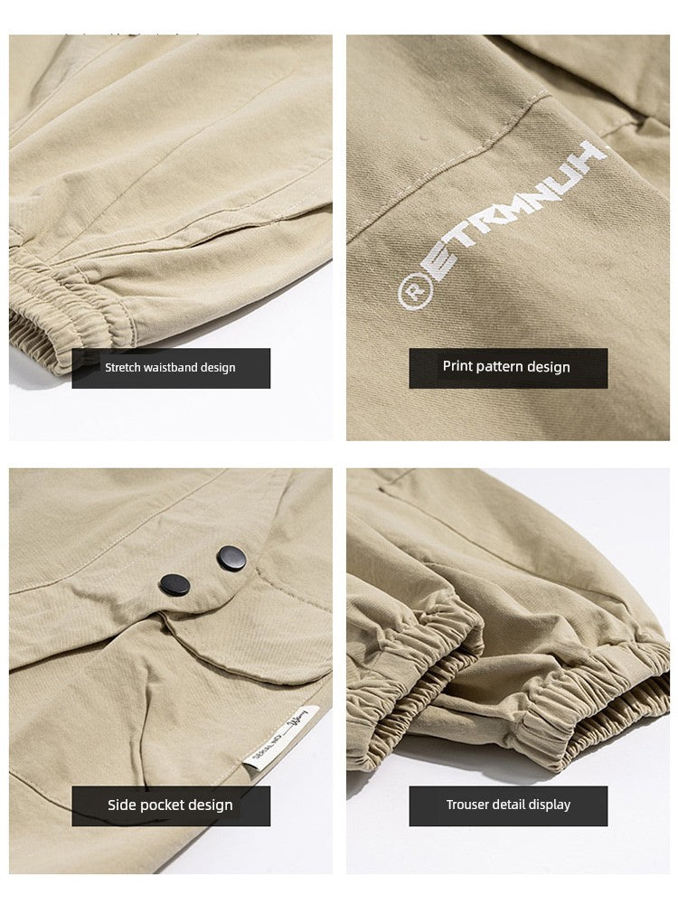 Spring and Autumn Youth Summer Boys Loose Pants