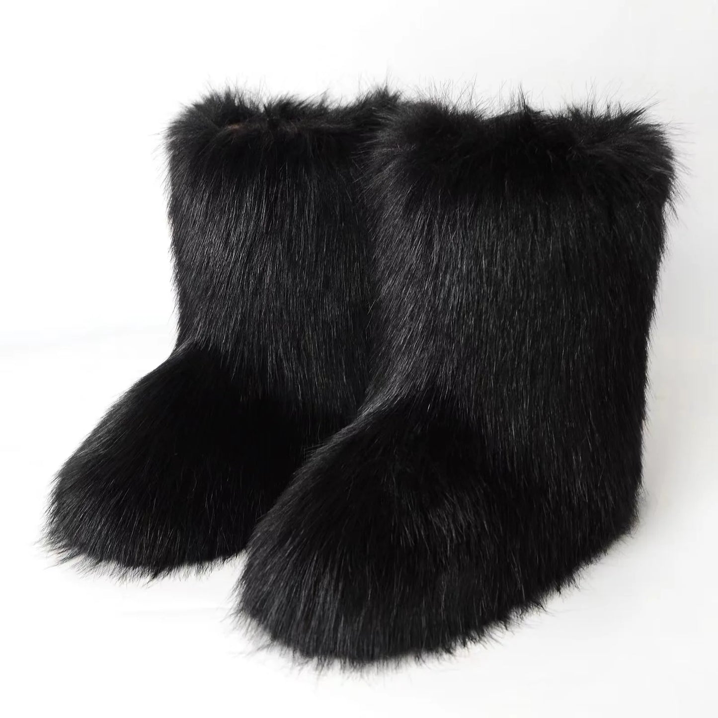 Winter Fluffy Mid-calf Boots