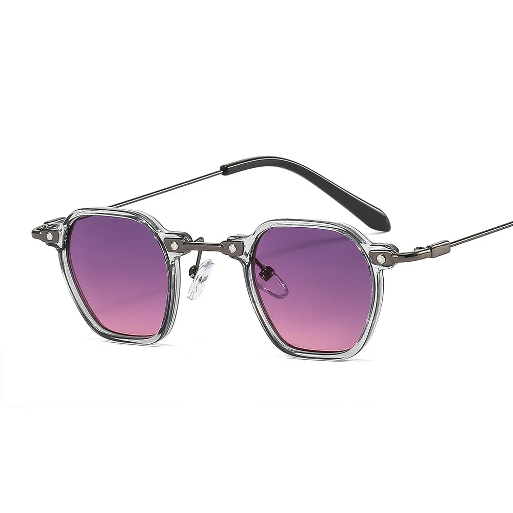 2025 Small Punk Sunglasses For Women And Men Square Sun Glasses Frames Female Hip-Hop Retro Shades Mirror Gafas De Sol UV400