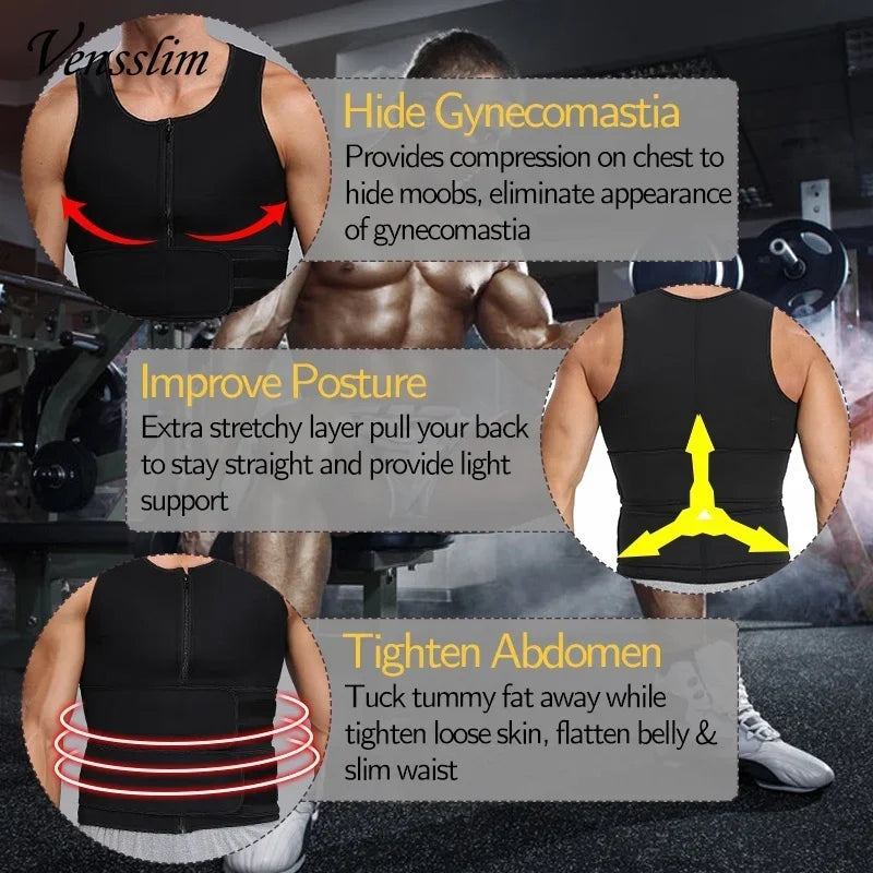 Vensslim Men's Waist Trainer Vest