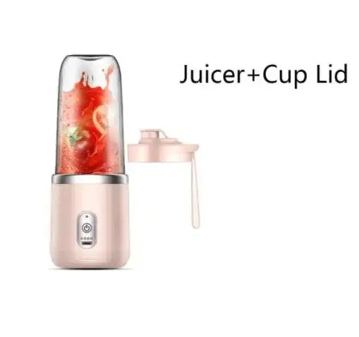 Portable Electric Blender Bottle 6 Blades Smoothie Maker