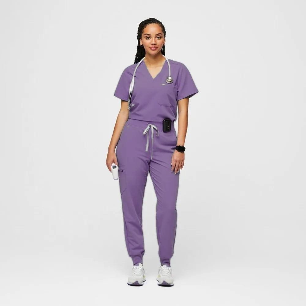 Ladies Scrubs Set Medical Tshirt Pharmacy Women Fashionable Nursing Scrub Overalls Beauty Salon Shirt Nurse Uniform for Hospital